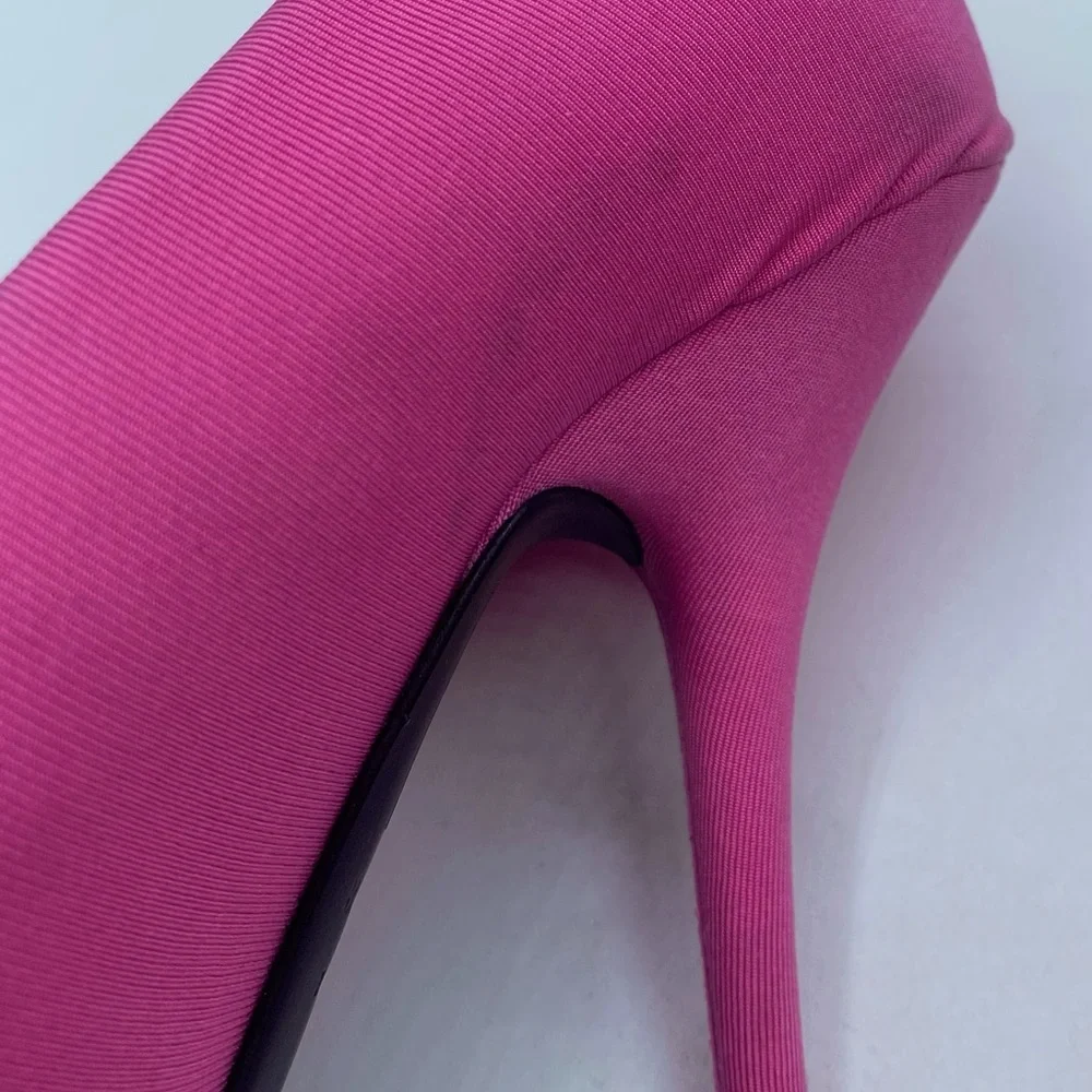 Balenciaga Knife Pointed Toe Knot Pink Pumps